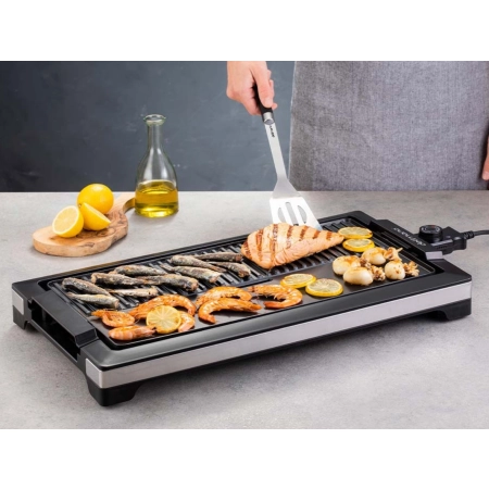 Grill elektryczny stołowy 59,5cm 2200W Delimano Deluxe Noir